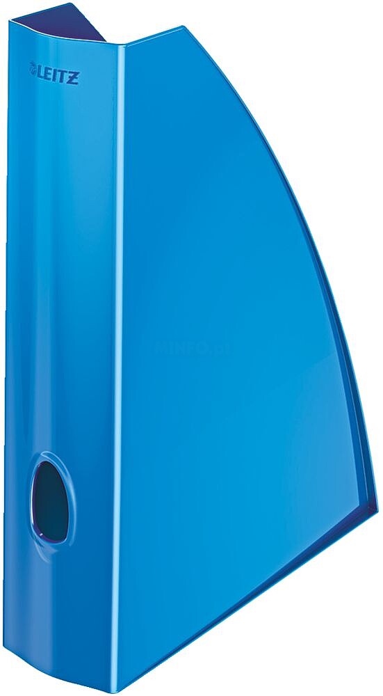Porta revistas Leitz WOW : azul metal : venda multiplos 6 uni es52771036