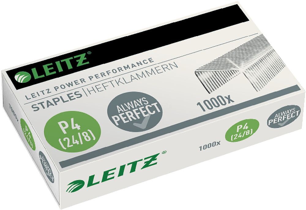 Cx. Agrafes Leitz 22/8-24/8 (embalagem 1000) : galvaniz. . (Venda multiplos 250) es55710000