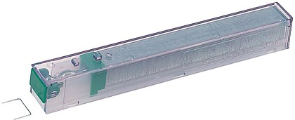 es55930000 : Cx. 5 cartuchos de agrafes Leitz k10 verde (55 folhas) : galvaniz