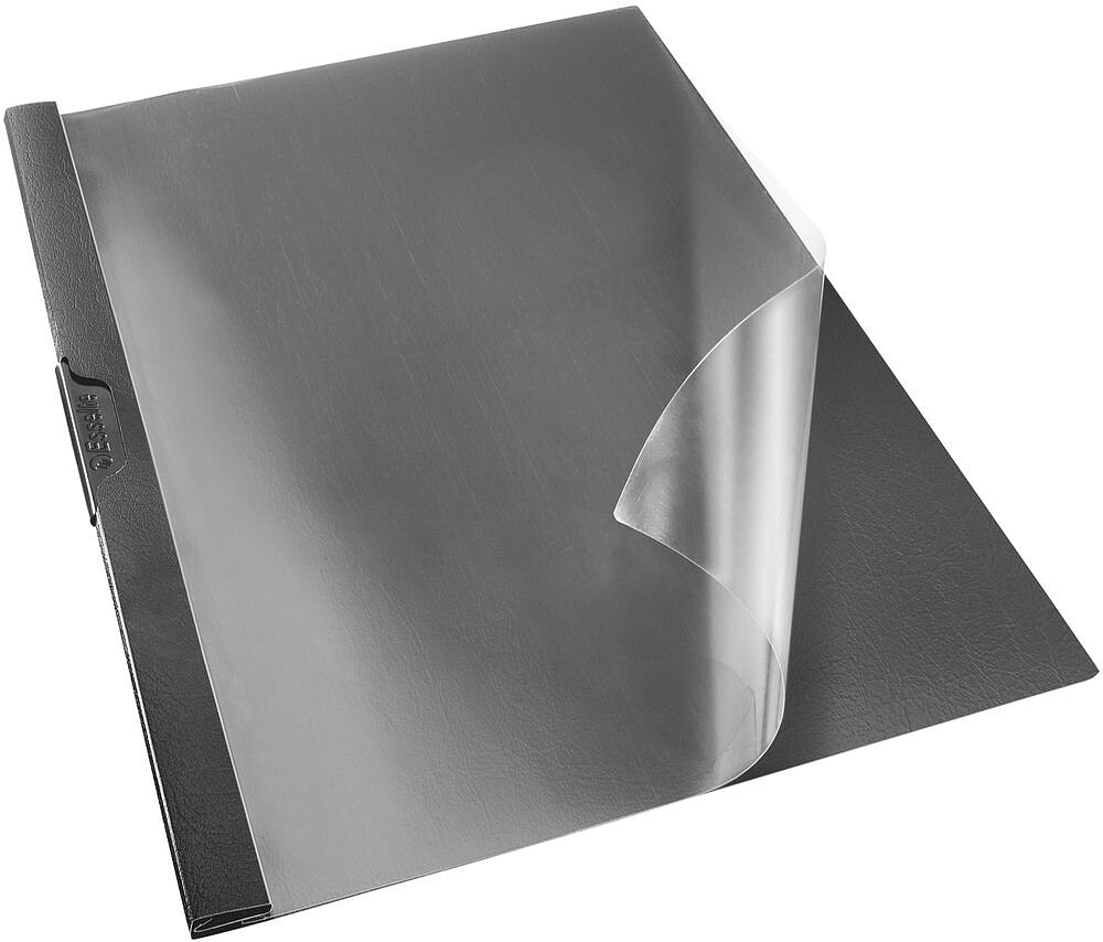 Classificador Clip-File 6mm VIVIDA : preto : venda multiplos 25 uni es563800
