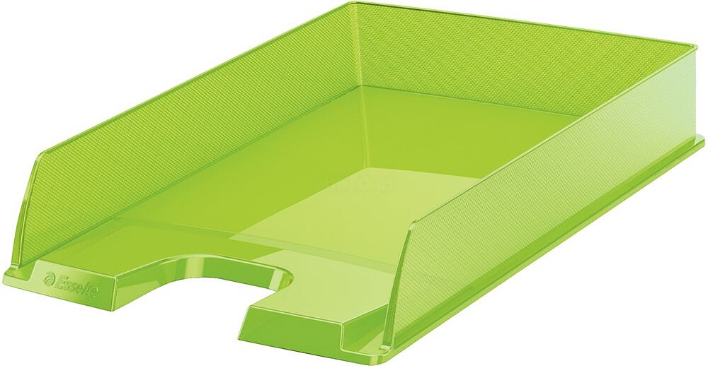 Esselte Europost Bandeja Portadocumentos - Plástico Transparente - Formato Vertical - A4 - Cor Verde Transparente 623597