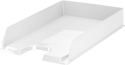 Esselte Europost Vivida Bandeja Portadocumentos - Formato Vertical - A4 - Espaço para Etiqueta Identificativa - Cor Branca 623608