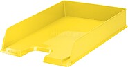 Esselte Europost Vivida Bandeja Portadocumentos - Formato Vertical - A4 - Espaço para Etiqueta Identificativa - Cor Amarela 623925