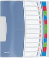Classificador 12 separadores. PP. A4 VIVIDA : sortido : venda multiplos 20 uni es624030
