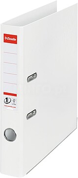 es811400 : Pasta Arquivo Pvc A4 Lombada 50 mm. : branco : venda multiplos 10 uni