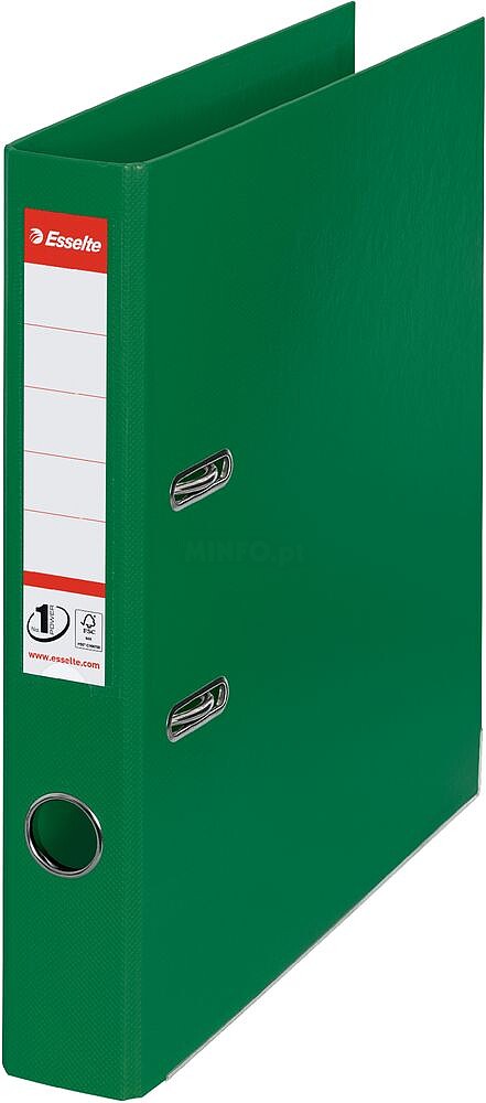 Pasta Arquivo Pvc A4 Lombada 50 mm. : verde : venda multiplos 10 uni es811460