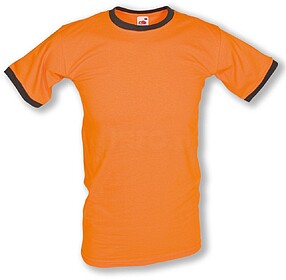 FL61168086S Valueweight Ringer T : Laranja e Cinza S T-shirt...