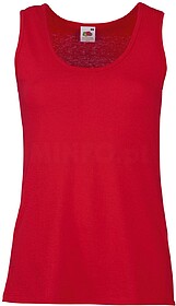 FL61376052S Ladies Valueweight Vest : Vermelho S T-shirt Val...