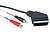 Cabo com ficha SCART macho para 2x RCA macho (5m, saida SCAR G-AVW060 - imagem 1