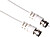 Cabo coaxial com fichas tipo F macho/macho basic 10m G-PAC702B100 - imagem 1