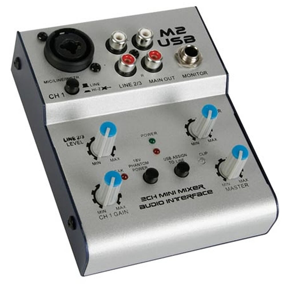 Mini USB Audio Mixer : Velleman PROMIX20U G-PROMIX20U