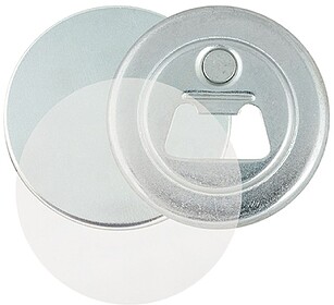 CH-Ø59-AB : Cinza Claro PK_100 Crachá CH-059-AB com abre-C...