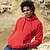 Sweatshirt com Capuz Adulto Harnix 60% Algodão Orgânico/ 40% Poliéster RPET 280 g/ m2 1302 - imagem 2