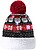 Gorro Pai Natal Plumex Acrílico 6 Leds. 3 Posições de Luz, Fixa e Intermitente. Pilha Botão Incluída 21277 - imagem 4