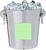 Balde para Gelo Daris Aço Inox Reciclado 4 L 21730 - imagem 4