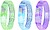 Pulseira Luminosa Gretex Luzes Led Multicolor. Pilhas Botão Incluídas 22102 - imagem 4