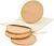 Set Bases para Copos Elmor Bambu 4 Peças. Bolsa Algodão 21689 - imagem 6