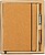 Set Nauthax Cuero Reciclado/ Metal Bloco de Notas Capa Rígida. 100 Folhas. Esferográfica Incluída 1944 - imagem 7