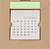 Calendário Secretária Sementes Krily Papel de Semente Sementes de Petúnia Incluídas. Flores Cores Sortidas 21285 - imagem 7