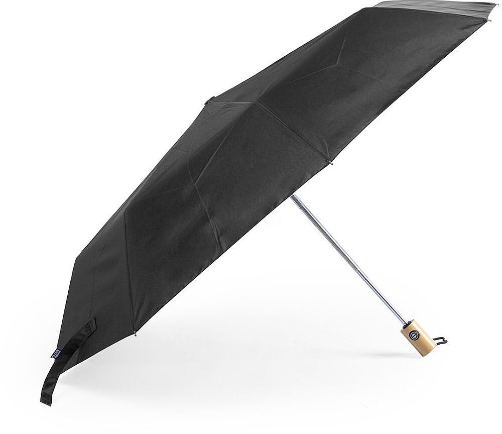 Chapéu de Chuva Keitty Pongee 190T RPET Abertura e Fecho Automáticos. Sistema Anti-Vento. Pega Bambu. Bolsa Pongee RPET Incluída 1088