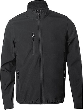 Casaco Scola Exterior: Soft Shell, 92% Poliéster RPET/ 8% Elastano. Interior: 100% Poliéster Microfleece RPET. 300 g/ m2 Resistente ao Vento e á Água 1305