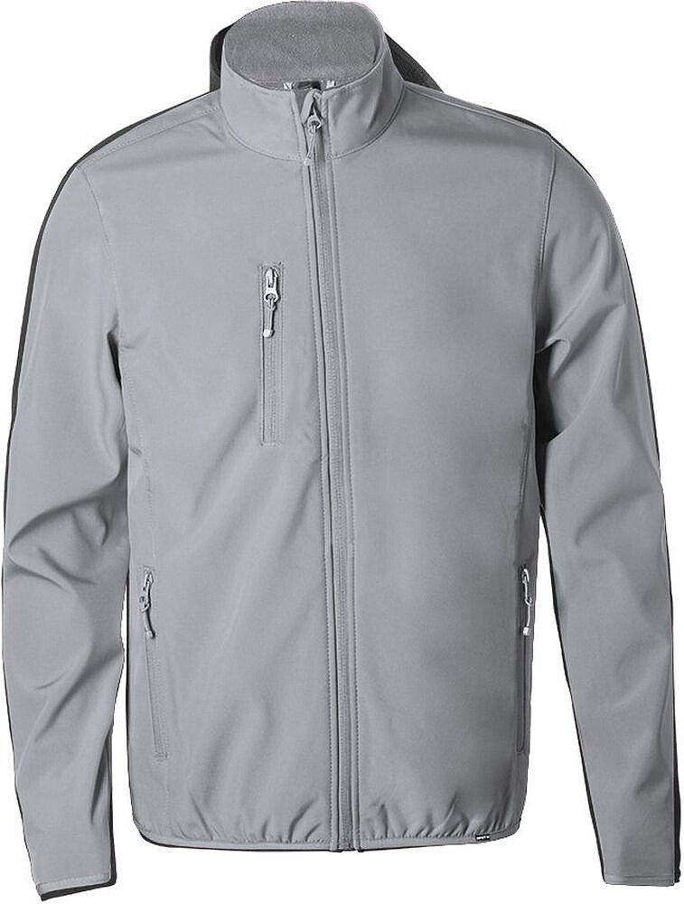 Casaco Scola Exterior: Soft Shell, 92% Poliéster RPET/ 8% Elastano. Interior: 100% Poliéster Microfleece RPET. 300 g/ m2 Resistente ao Vento e á Água 1305