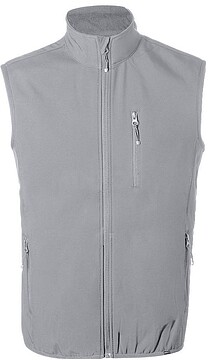 Colete Jandro Exterior: Soft Shell, 92% Poliéster RPET/ 8% Elastano. Interior: 100% Poliéster Microfleece RPET. 300 g/ m2 Resistente ao Vento e á Água 1306