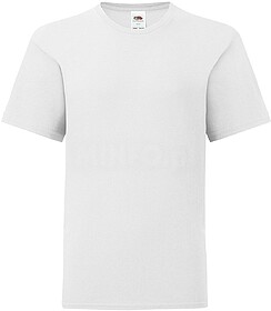 T-Shirt Criança Branca Iconic 100% Algodão Penteado Ring S...