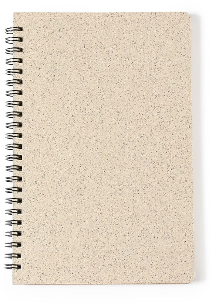 Caderno Roshan Palha de trigo/ PP Capa Rígida. 80 Folhas 1407