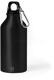 Garrafa Seirex Alumínio Reciclado 400 ml PRETO S/T