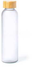 Garrafa Eskay Cristal/ Bambu 500 ml BRANCO S/T
