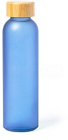 Garrafa Eskay Cristal/ Bambu 500 ml AZUL S/T