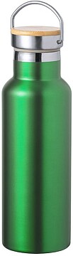 Garrafa Térmica Naxel Aço Inoxidável/ Bambu 500 ml 1936