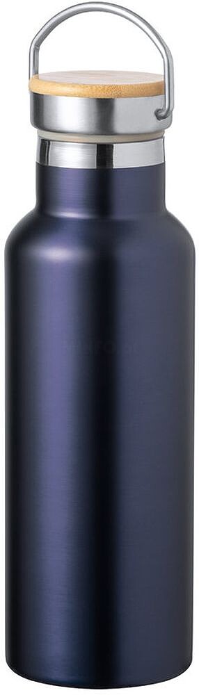 Garrafa Térmica Naxel Aço Inoxidável/ Bambu 500 ml 1936