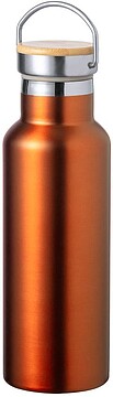 Garrafa Térmica Naxel Aço Inoxidável/ Bambu 500 ml 1936