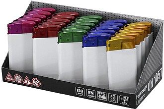 Isqueiro Meilty Recarregável MULTICOLOR S/T