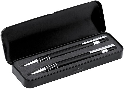 Set Sheridan Metal Esferográfica Carga Jumbo. Lapiseira: Minas 0,7 mm Incluídas 3338