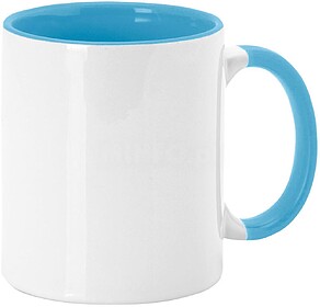 Caneca Sublimação Harnet Cerâmica 350 ml AZUL CLARO S/T