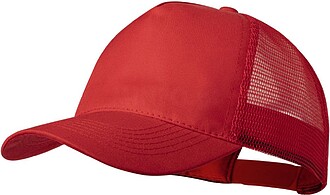 Boné Clipak Poliéster 5 Painéis VERMELHO S/T