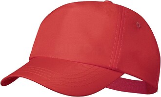 Boné Keinfax Poliéster RPET 5 Painéis VERMELHO S/T