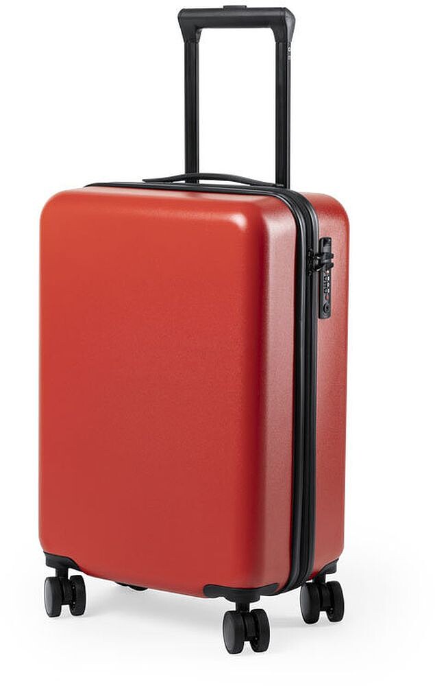 Trolley Hessok PC Rígido. 8 Rodas Giratórias. Fecho Segurança TSA Incluído 6556