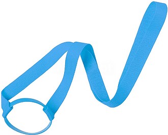 Lanyard Suporte de Copo Frinly Poliéster/ Silicone AZUL CLA...