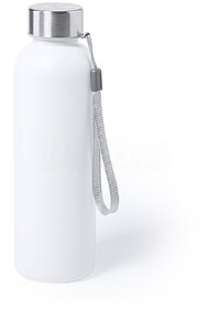 Garrafa Antibacteriana Gliter PE 600 ml BRANCO S/T
