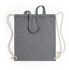 Mochila Fenin 100% Algodão Reciclado 140 g/ m2 PRETO S/T