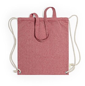 Mochila Fenin 100% Algodão Reciclado 140 g/ m2 VERMELHO S/T