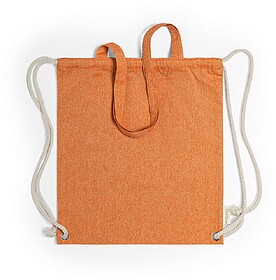 Mochila Saco Fenin 100% Algodão Reciclado 140 g/ m2 ORANGE ...