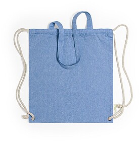 Mochila Fenin 100% Algodão Reciclado 140 g/ m2 AZUL S/T