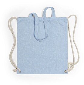 Mochila Saco Fenin 100% Algodão Reciclado 140 g/ m2 AZUL CL...