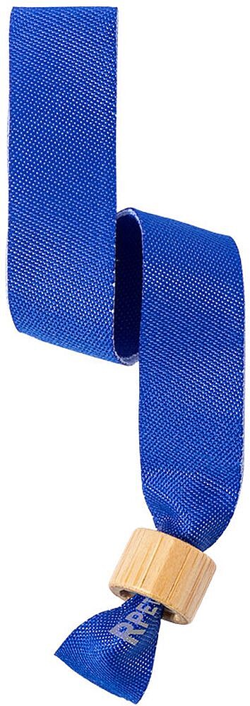 Pulseira Broch Poliéster RPET/ Bambu Ajustável. Fecho Segurança 6973