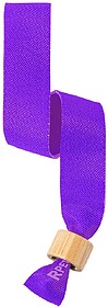 Pulseira Broch Poliéster RPET/ Bambu Ajustável. Fecho Segu...